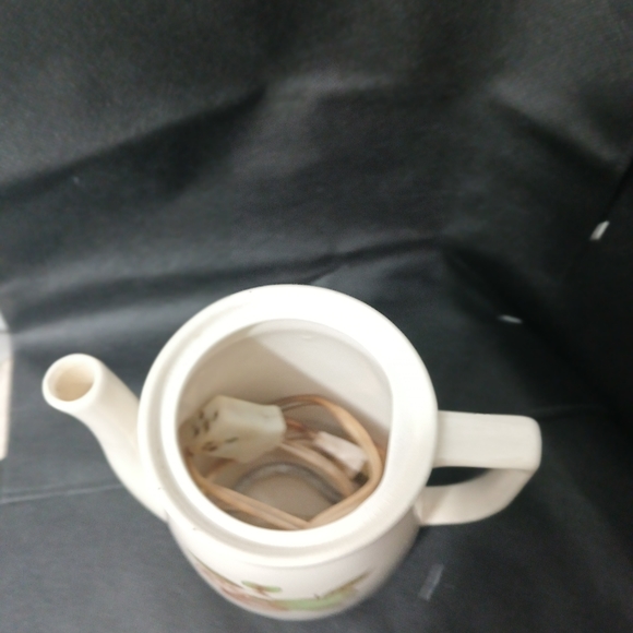 HOT POT Japanese Electric tea /coffee kettle VINTAGE WHISTLE Bird Hand Painted - Picture 9 of 13